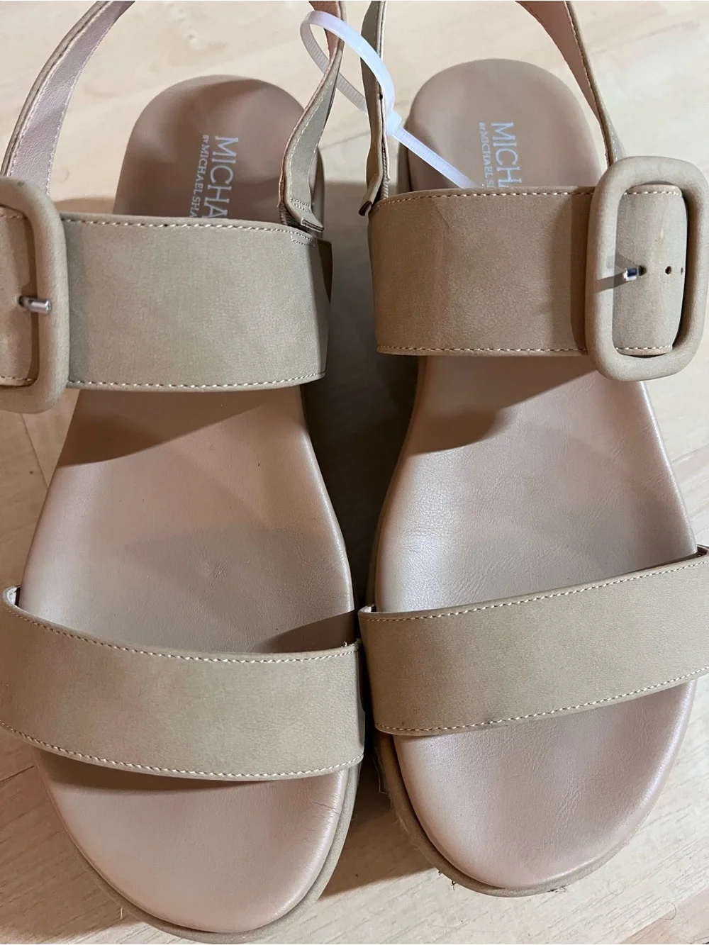 Michael by Michael Shannon Kira Espadrille Sandals Tan Women’s Size 9.5 M
